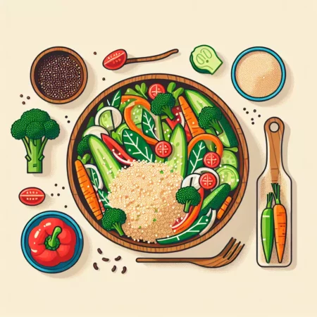Resep Salad Quinoa dan Sayuran Segar