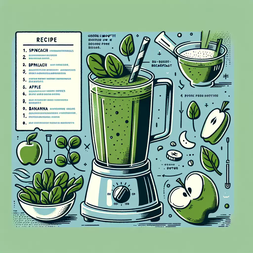 Resep Smoothie Hijau Segar untuk Sarapan