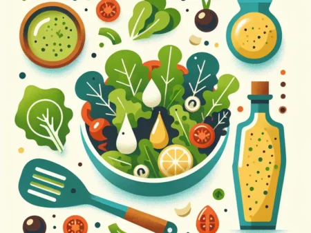 Resep Salad Segar dengan Dressing Vegan